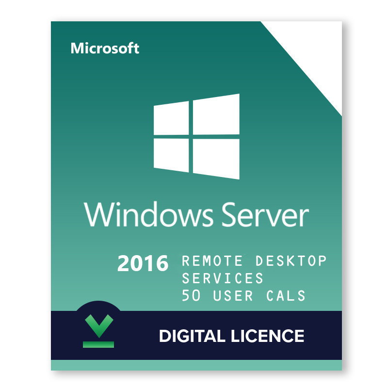 Windows Server 2016 Remote Desktop Services  50 User Cals  