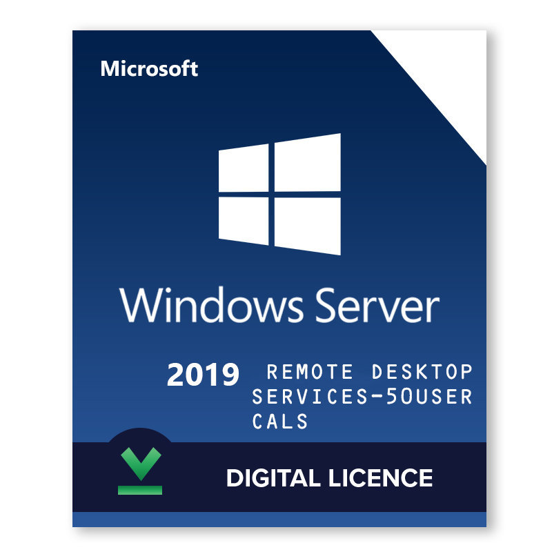 Windows Server 2019 Remote Desktop Services 50 User CALS  