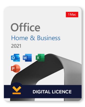 Microsoft Office 2021 Home & Business (MAC) Retail  Registrabile e Riattivabile   