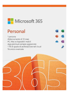 Microsoft Office 365 Personal 1 Utente 1 Anno Cd Key  